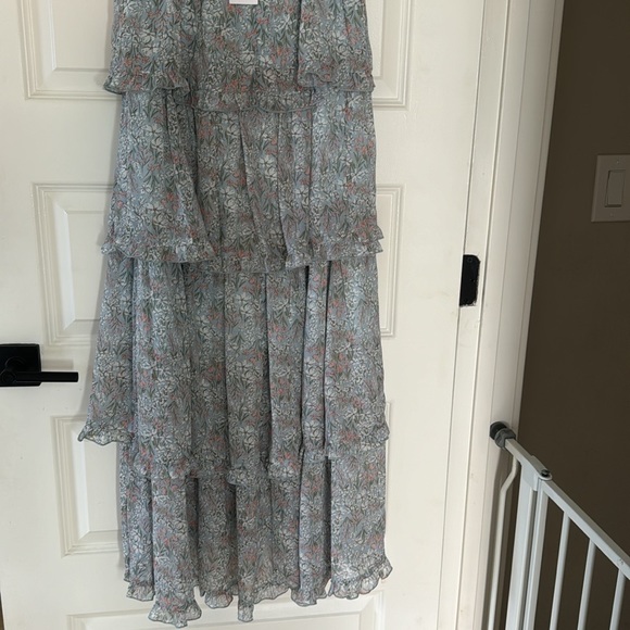 ASTR the Label FLUTTER STRAP FLORAL TIERED MAXI DRESS - Picture 7 of 7